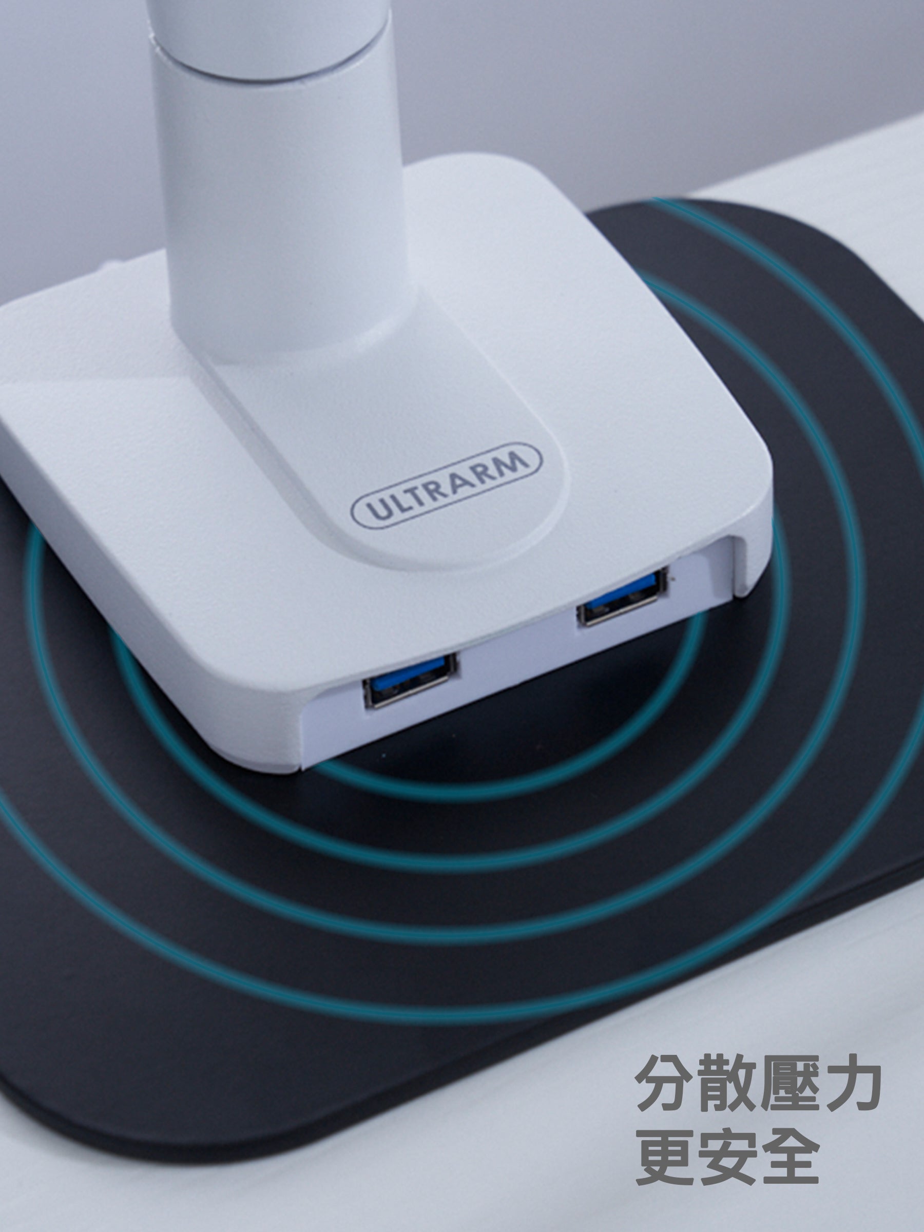 ULTRARM monitor arm and Moodular wooden monitor stand — modular, ergonomic, and designed for VISION ultrawide monitors. Enhances comfort, saves space, and elevates your workspace with precision craftsmanship.