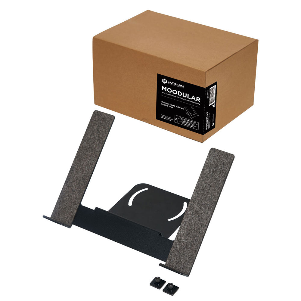 ULTRARM monitor arm and Moodular wooden monitor stand — modular, ergonomic, and designed for VISION ultrawide monitors. Enhances comfort, saves space, and elevates your workspace with precision craftsmanship.