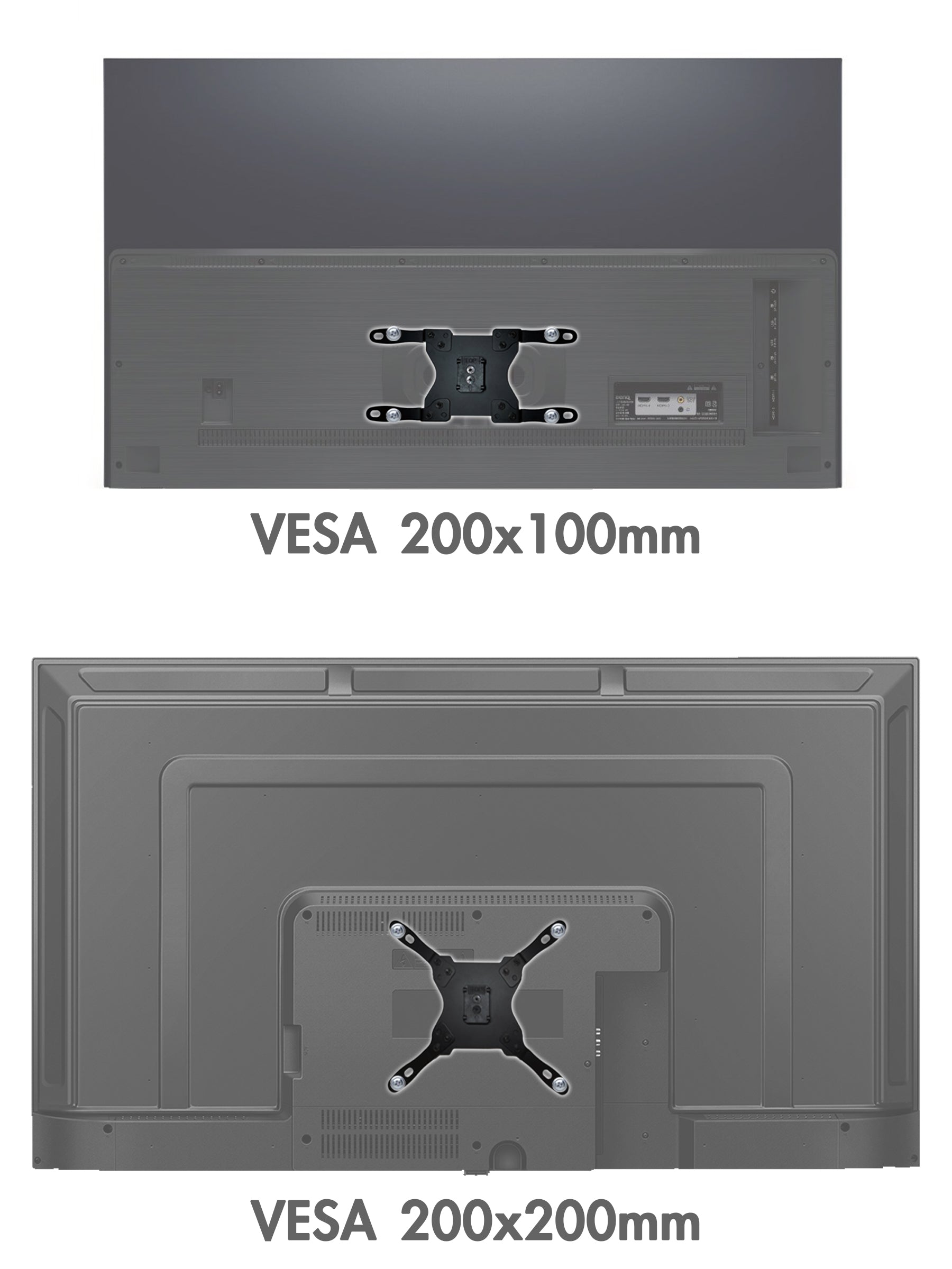 VESA 200x200mm | 200x100mm 轉接器